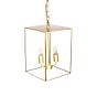 Soho Lighting Langdon Lantern Pendant Small Brass