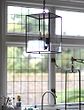 Matt Black Small Lantern Pendant Light