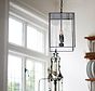 Matt Black Small Lantern Pendant Light