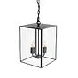 Matt Black Small Lantern Pendant Light