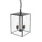 Soho Lighting Langdon Lantern Pendant Small Matt Black