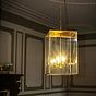 Soho Lighting Langdon Lantern Pendant Large Brass