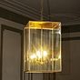 Soho Lighting Langdon Lantern Pendant Large Brass