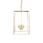 Soho Lighting Langdon Lantern Pendant Large Brass