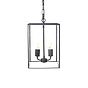 Soho Lighting London Lantern Pendant Crossbar Small Matt Black