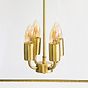 Soho Lighting London Lantern Pendant Crossbar Large Brass