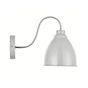 Satin Grey Haze Vintage Wall Light - Oxford