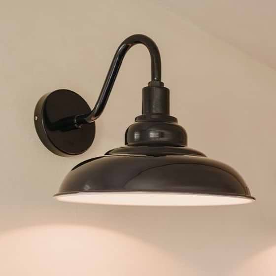 Portland Reclaimed Style Wall Light Squid Ink Navy Blue