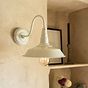 Clay White Cream Industrial Wall Light - Argyll - Soho Lighting