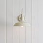 Clay White Cream Industrial Wall Light - Argyll - Soho Lighting