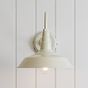 Clay White Cream Industrial Wall Light - Argyll - Soho Lighting