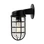 Broadwick Matt Black IP44 Rated Nautical Bathroom Bulkhead Wall Light - Soho Lighting