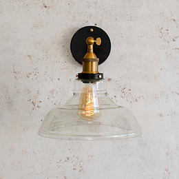 Edison Glass Wall Light