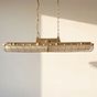 Soho Lighting Warwick Brass Large Statement Industrial Strip Light