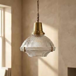 Brass Dome Pendant Light
