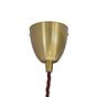 Soho Lighting Hollen Acorn Lacquered Antique Brass Prismatic Glass Arts and Crafts Style Pendant Light
