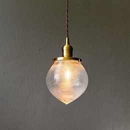 Brass Prismatic Pendant Light
