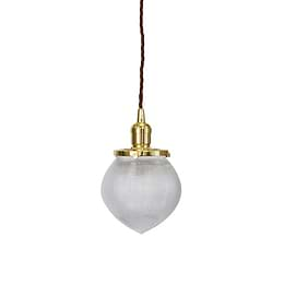 Brass Prismatic Pendant Light