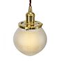 Soho Lighting Hollen Acorn Polished Brass Prismatic Glass Pendant - The Schoolhouse Collection