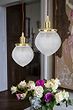 Soho Lighting Hollen Acorn Polished Brass Prismatic Glass Pendant - The Schoolhouse Collection