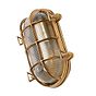 Brass outdoor bulkhead wall light