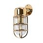 brass outdoor wall light