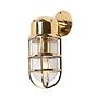 Soho Lighting Kemp Polished Solid Brass IP65 Rated Outdoor & Bathroom Nautical Wall Light