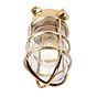 Soho Lighting Kemp Grid IP65 Outdoor & Bathroom Polished Solid Brass Ceiling Light