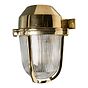 Hopkin Polished Solid Brass IP66 Prismatic Glass Outdoor & Bathroom Wall Light