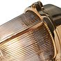 Soho Lighting Hopkin IP65 Outdoor & Bathroom Prismatic Glass Polished Solid Brass Wall Light