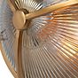 Soho Lighting Carlisle Lacquered Solid Antique Brass IP65 Trine Prismatic Glass Outdoor & Bathroom Wall Light