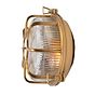 Soho Lighting Carlisle Lacquered Antique Brass IP65 Web Prismatic Glass Outdoor & Bathroom Wall Light