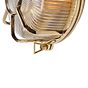 Soho Lighting Carlisle Web Prismatic Glass IP65 Outdoor & Bathroom Polished Solid Brass Bulkhead Wall Light