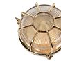 Soho Lighting Carlisle Web Prismatic Glass IP65 Outdoor & Bathroom Polished Solid Brass Bulkhead Wall Light