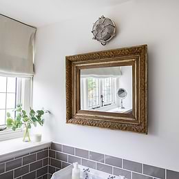 Soho Lighting Carlisle Web Prismatic Glass IP65 Outdoor & Bathroom Nickel Bulkhead Wall Light