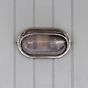 Soho Lighting Marlborough Eyelid Prismatic Glass IP65 Outdoor & Bathroom Nickel Bulkhead Wall Light