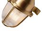 Soho Lighting Hopkin Lacquered Solid Antique Brass IP65 Prismatic Glass Outdoor & Bathroom Wall Light