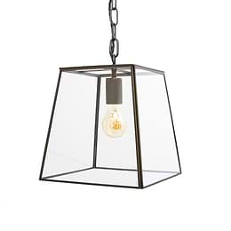 Brass Lantern Pendant Light
