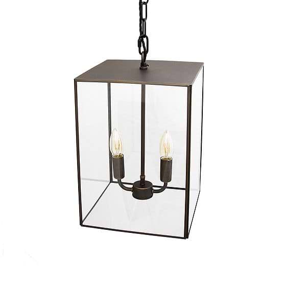 Brass Lantern Pendant Light
