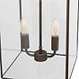 Soho Lighting Langdon Lantern Pendant Light Small Blackened Brass