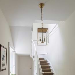 Brass Lantern Pendant Light
