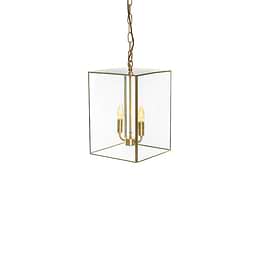 Brass Lantern Pendant Light
