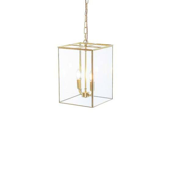 Brass Lantern Pendant Light
