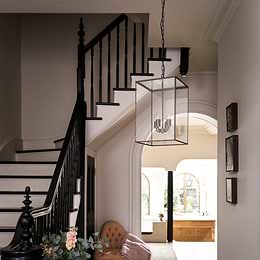 Brass Lantern Pendant Light
