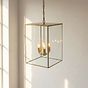 Soho Lighting Langdon Lantern Pendant Light Medium Brass