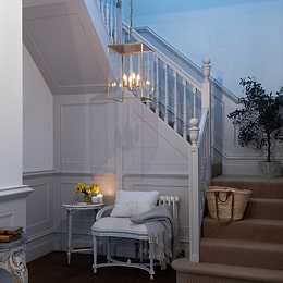 Brass Lantern Pendant Light
