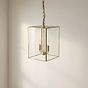 Soho Lighting Langdon Lantern Pendant Small Brass