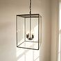 Soho Lighting Langdon Lantern Pendant Light Medium Blackened Brass