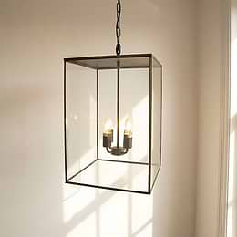 Brass Lantern Pendant Light
