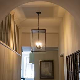 Brass Lantern Pendant Light
